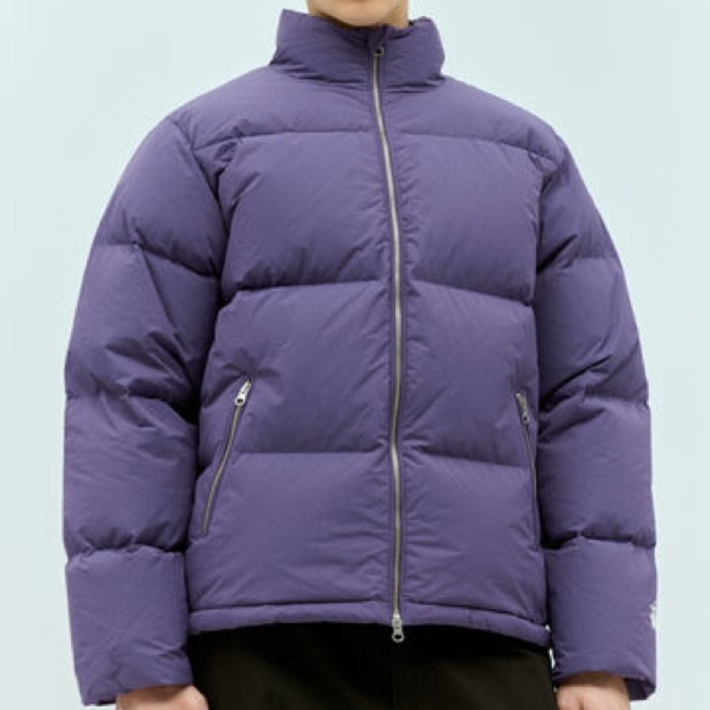 Stussy Purple Puffer Coat